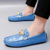 Men's Women Leather Designer Casual Shoes Luxury Loafers Driving Footwear MartLion   