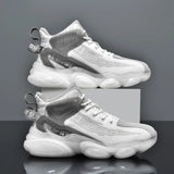 Men's Shoes Casual Sneakers Tenis Luxury Trainer Breathable Sport Platform Zapatillas Hombre MartLion 6953 white 39 