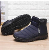Men's Boots Snow Fur Man Shoes Cotton Shoes Keep Warm Boots Male Platform Sneakers Winter Men's Work Shoes Footwear MartLion