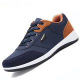 Autumn Men's Shoes Sneakers Microfiber Leather Casual Classic Footwear Winter Mart Lion   