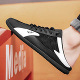 Summer Half Slippers for Men Men's Flat Bottom Casual Shoes Soft Sole Support Shoes Men's Sneakers MartLion