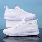  Woman's Lightweight Athletic Running Walking Gym Shoes Casual Sports Tennis Sneakers Couple Walking Mart Lion - Mart Lion