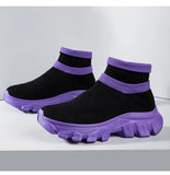 Casual Ankle Socks Shoes Lightweight Mesh Men's Anti-slip Sneakers Loafers Trendy Footwear MartLion   