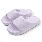 Women's Thick Bottom Cloud Slippers Summer Candy Color Platform Sandals Light Non-Slip Casual Beach Shoes Flip Flops MartLion PURPLE 42-43 