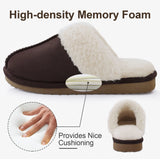 Plush Fur Slippers For Women Winter Fluffy House Shoes Warm Fuzzy Slippers Furry Suede Memory Foam Fur Slippers MartLion   