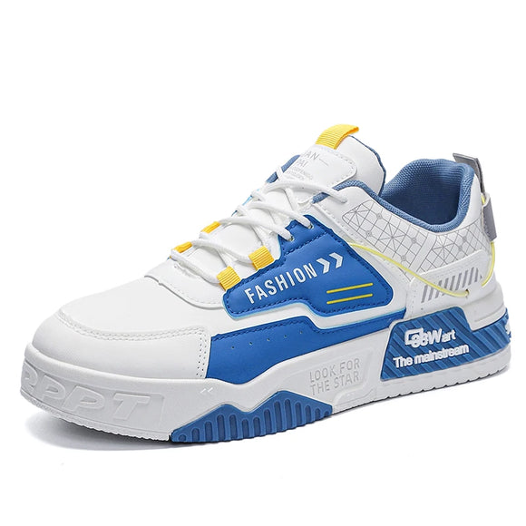 Men's thick soled casual board shoes soft soles four seasons outdoor walking shoes youth versatile shoes MartLion