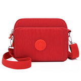 Luxury Bag Woman Oxford Messenger Bags Travel Solid Casual Crossbody Female Shoulder Wallet Mart Lion Red  