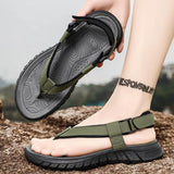 Summer men's casual breathable outdoor beach shoes flip flops waterproo MartLion   