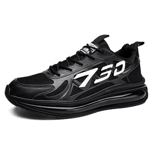 Casual Vulcanised Shoes Anti-slip Men's Trendy Classic Footwear Outdoor Comfort Sneakers Running MartLion black white 39 