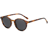 Stylish Polarized Round Sunglasses Women Men's Retro Classic MartLion C7  