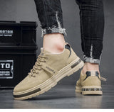 Spring Autumn Men's Casual Shoes Thick Sole Non-slip Footwear Cool Young Street Style Breathable Mesh MartLion   