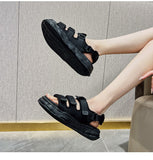  Sandal Female Summer Flat Shoes Women Student Platform Sports Beach Cool Drag Outer Wear Mart Lion - Mart Lion