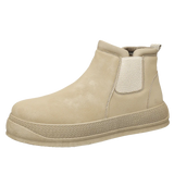 Outdoor Work Casual Men's Boots Waterproof Anti Slip Walking Shoes Classic Tide Solid Colours Footwear MartLion Khaki 39 