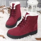 Women Boots Snow Plush Women Shoes Platform Boots For Women Keep Warm Women's MartLion   