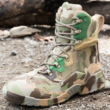Men's Combat Military Boots Sneakers Hiking Walking Shoes Jungle Hunting Ankle Breathable Tactical Desert MartLion Mc 6 