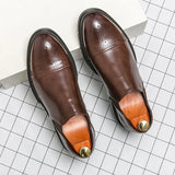 Men's  Large Dress Shoes Slip-on Plus Size Office Formal Shoes for Male Wedding Party Casual Male Shoe MartLion   