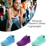  Woman's Lightweight Athletic Running Walking Gym Shoes Casual Sports Tennis Sneakers Couple Walking Mart Lion - Mart Lion