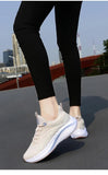 Women's Sports Shoes High Elastic Popcorn Soft Sole Breathable Running Student Tennis Player Elegant Casual Hiking Mart Lion   