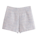 Spring Summer Women's Style French Versatile Texture Short Coat and Skirt Pants MartLion   