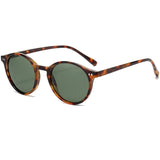 Stylish Polarized Round Sunglasses Women Men's Retro Classic MartLion C6  