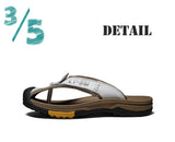 Summer Men's Slippers Flip Flops Brand Sandals Genuine Leather Home Mart Lion   