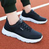 Casual Shoes Men Waterproof Leather Sneakers Outdoor Sport Shoes MartLion   