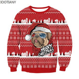 Men's Women Ugly Christmas Sweater Funny Humping Reindeer Climax Tacky Jumpers Tops Couple Holiday Party Xmas Sweatshirt MartLion SWYS082 Eur Size S 