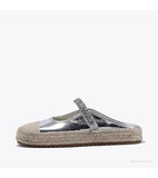 Station Silver Versatile Diamond Mary Jane Shoes Thick Sole Fisherman Baotou Half MartLion   