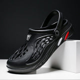 Men's Summer Shoes Sandals Holes Hollow Breathable Flip Flops Clogs Beach Slippers Zapatos Mart Lion sa007-heise 39 