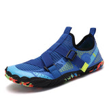 Men's Minimalist Trail Runner | Wide Toe Box | Barefoot Inspired Barefoot Shoes Women Minimalist Running Cross Training Mart Lion BLUE 39 