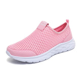Summer Mesh Men's Shoes Sneakers Breathable Casual Sport Trainers Lightweight Outdoor MartLion Pink 11 