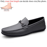 Men's Loafers Slip on White Leather Shoes Casual Spring Summer Autumn Luxury Designer Loafer Moccasins MartLion Gray 36 
