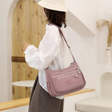 Women's Messenger Mommy Shoulder Bag Polyester Cosmetic Female Simple And Versatile Handbag Crossbody Mart Lion   