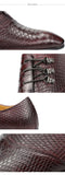 Luxury Genuine Leather Shoes Men's Handmade Printing Designer Wedding Evening Dress Oxford MartLion   