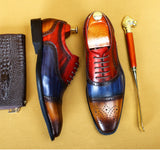 zapatos para hombres de vestir chaussures homme de luxe leather shoes men's sapato social MartLion   