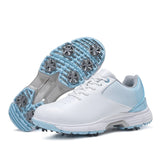 Waterproof Golf Shoes Women Outdoor Spikes Golf Sneakers Ladies Sport Golfing Athletic MartLion BaiYue 36 