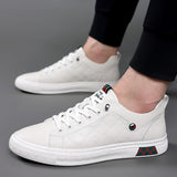 Men's Casual Shoes Designer Luxury Knurling Genuine Leather Flats Skateboard Street Sneakers Mart Lion   