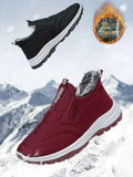 Winter Shoes Mens Snow Boots Thick Fur Non-slip Sneakers Male Cotton Ankle Boots Lightweight Outdoor Hiking Warm Walking Shoes MartLion