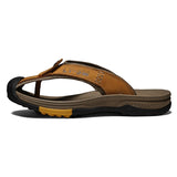 Golden Sapling Men's Slippers Summer Shoes Genuine Leather Flip Flops Casual Beach Leisure Slides MartLion Yellow 23 41 