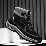 High Top Outdoor Hiking Shoes Non-slip Casual Footwear Trendy Sports Men's Shoes Motorcycle Boots MartLion   