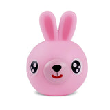 Funny Talking Animal Pinch Press Ball Tongue Out Stress Reliever Toys for Kids Adult Baby Toy Soft Rebound Toy Slow Rising MartLion Pink Rabbit  