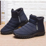 Men's Boots Snow Fur Man Shoes Cotton Shoes Keep Warm Boots Male Platform Sneakers Winter Men's Work Shoes Footwear MartLion