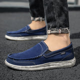 Summer Men's Canvas Boat Shoes Outdoor Lightweight Convertible Slip-On Loafer Casual Beach MartLion   