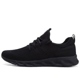 Light Running Shoes Casual Men's Sneaker Breathable Non-slip Wear-resistant Outdoor Walking Sport Mart Lion Black 8 China