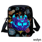 Fruits Children Shoulder Bags Cartoon School Bags for Boy Girls Capacity Kids Crossbody MartLion color4 CHINA 