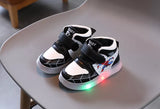 Spiderman LED Light Kids Shoes Boys and Girls Light Kids Light Kids Sports Mesh Sports Boys and Girls LED Light MartLion   