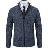 Vintage Knitted Cardigan Jackets Men's Winter Casual Long Sleeve Turn-down Collar Sweater Coats Autumn Outerwear MartLion   