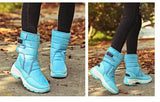  Women Boots Winter Keep Warm Mid Calf Snow Lovely Girls Winter Outdoor Sneakers Fluff Plush Winter Shoes MartLion - Mart Lion