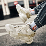 Summer Men's Casual Sneakers High Top Chunky Running Sport Shoes Designer Tennis Mesh Training Walking Jogging Mart Lion   