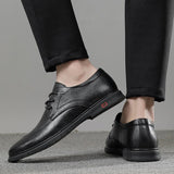 Genuine Leather Dress Shoes Men's Super Soft Moccasins Footwear Formal Social Oxfords Mart Lion   